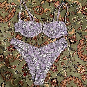 Bikini Purple Print